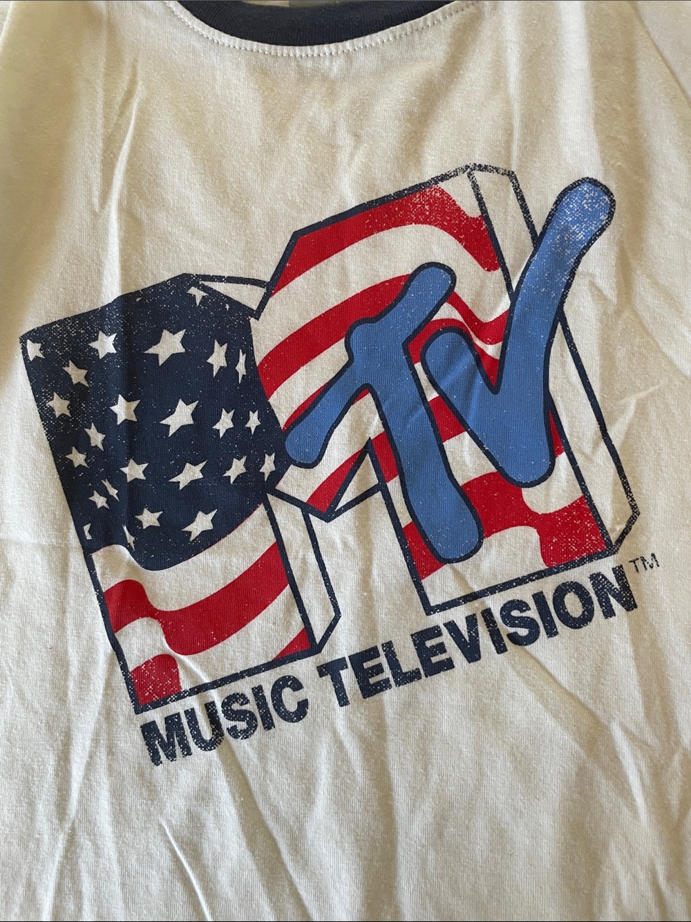 MTV 2020 Retro Vibe American Flag Theme Sleeveless Tank Top - Picture 3 of 6